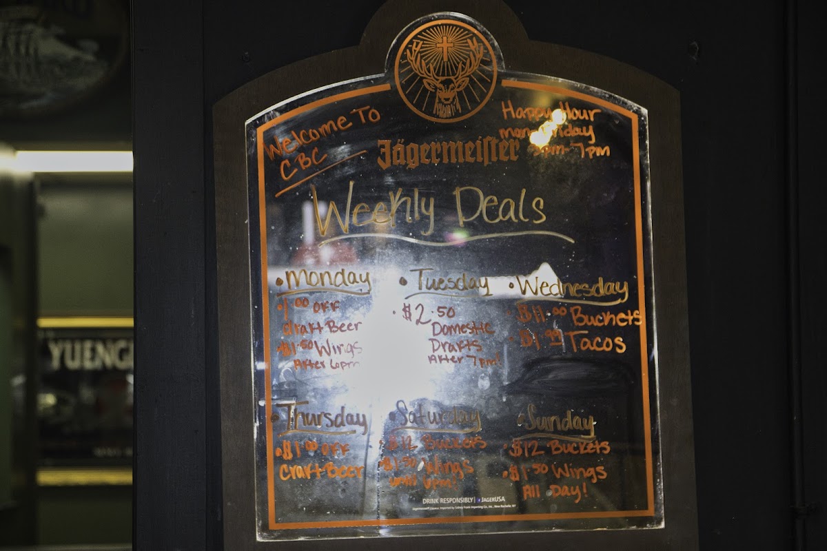 CBC Cleveland Menu - Image 2